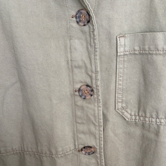 Relaxed Olive Utility Jacket - Women's Jackets & Coats - Picture 3 of 4